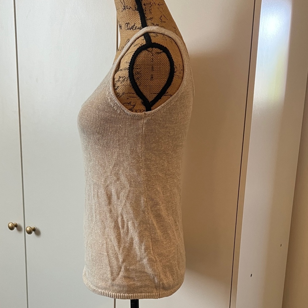 Women's Zara Cream Tank Top - Picture 3 of 4
